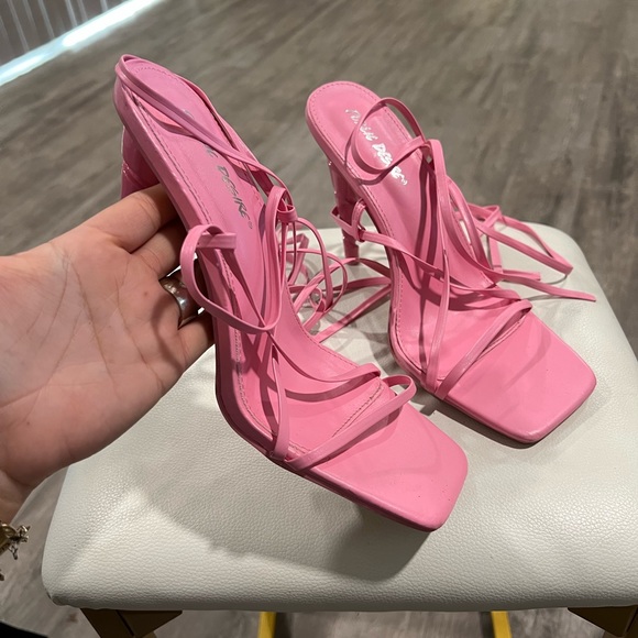 LAST PRICE🍒🤍PUBLIC DESIRE  pink heels ✨ - Picture 4 of 7